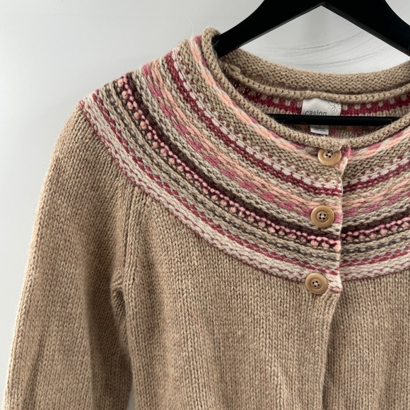 Caslon Small Y2K Lambswool Button-Front Cover-Up Sweater - Picture 2 of 9